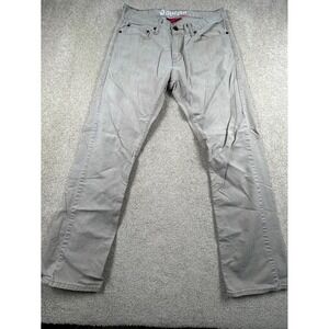 Denizen From Levi's Slim Straight Jeans Mens 32x32 Gray Denim Cotton Everyday